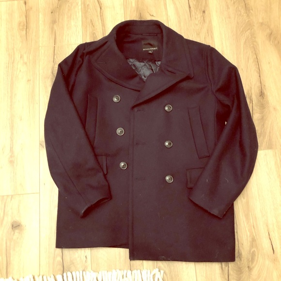 Banana Republic Other - Banana republic Italian wool pea coat dock men’s M